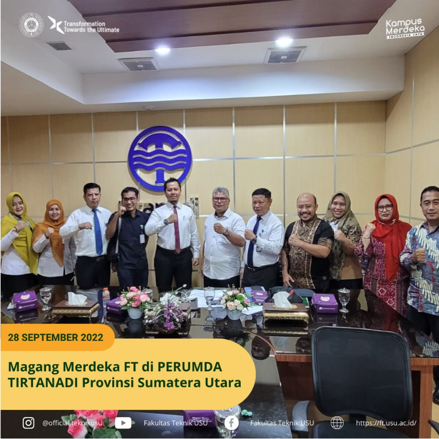 Independent Internship FT at PERUMDA TIRTANADI North Sumatra Province